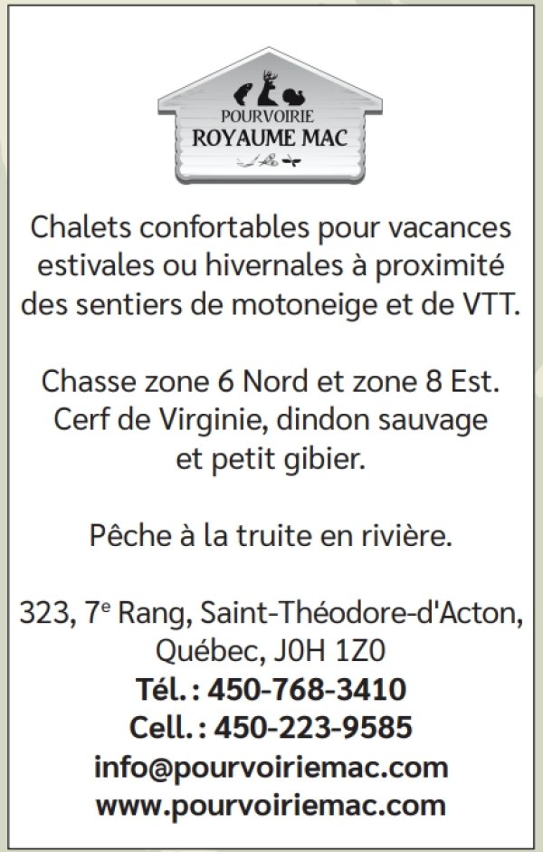POURVOIRIE ROYAUME MAC