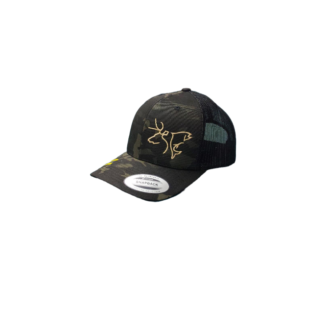 Casquette Sentier camouflage noir