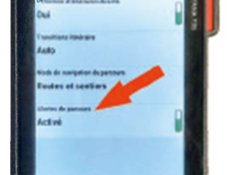 GPS Alertes de parcours